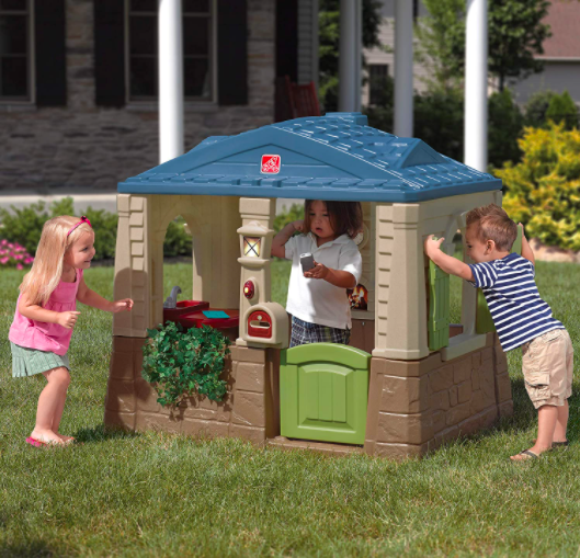 Step2 Happy Home Cottage & Grill Outdoor Playhouse For Kids